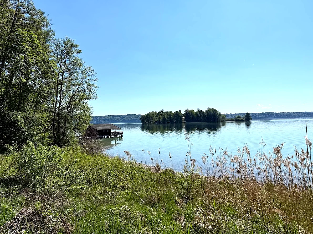 Bootshaus am Wörthsee im 5-Seen-Land