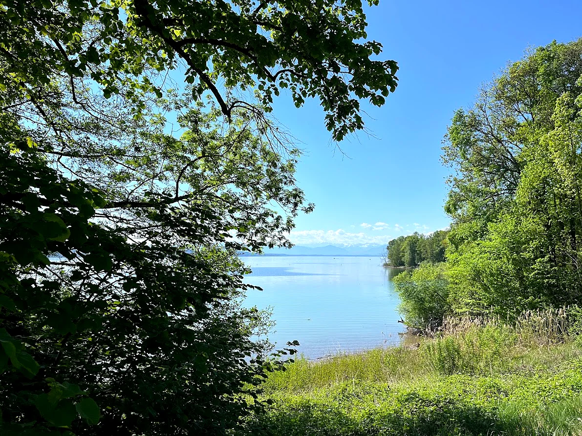 Starnberger See — Blick zu den Alpen
