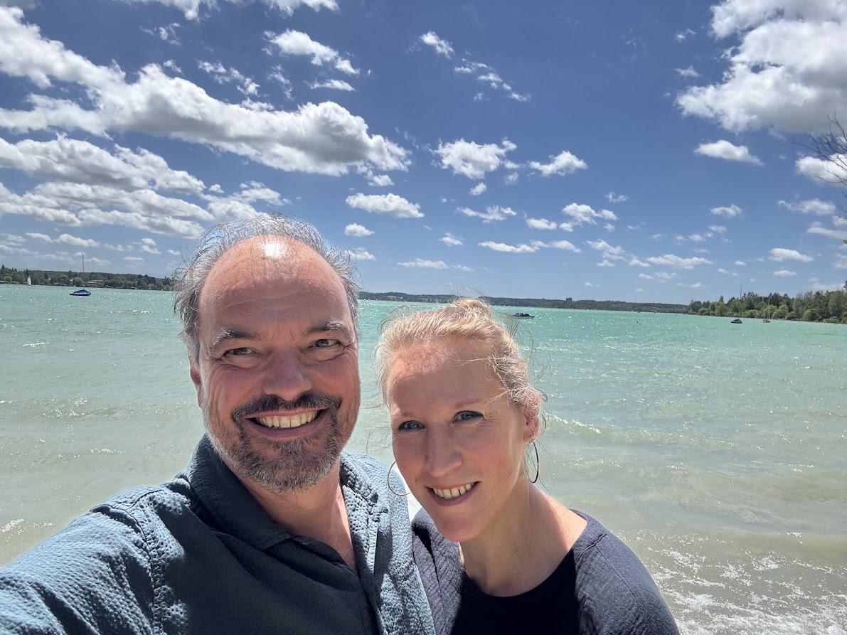 Sabine und Stefano Rost am Ammersee