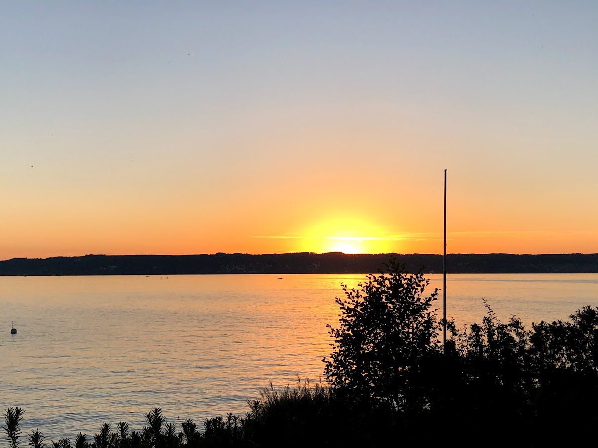 Sonnenuntergang über dem Starnberger See